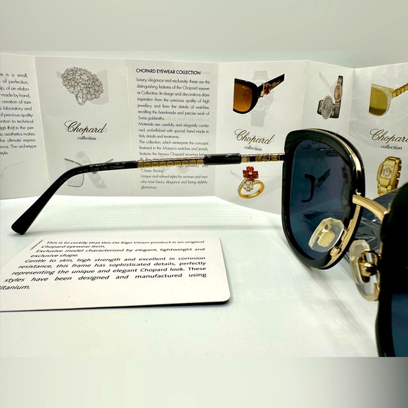 👑Chopard ICE CUBE CERAMIC Temples SCHC22, Size  54-20-135‼️ - Picture 12 of 16